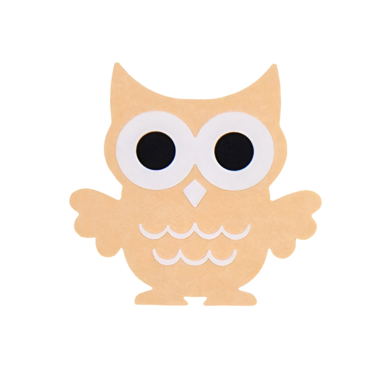 Cozy Minimalist Felt Owl Wall Lamp With Mesmerizing Sapphire Color For Kids Room And Study 