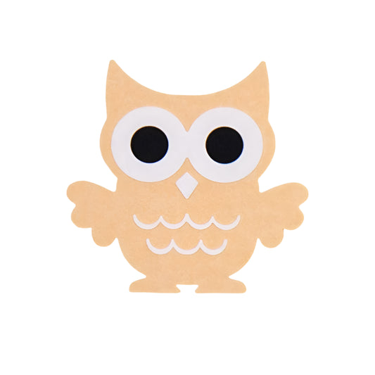 Cozy Minimalist Felt Owl Wall Lamp With Mesmerizing Sapphire Color For Kids Room And Study 