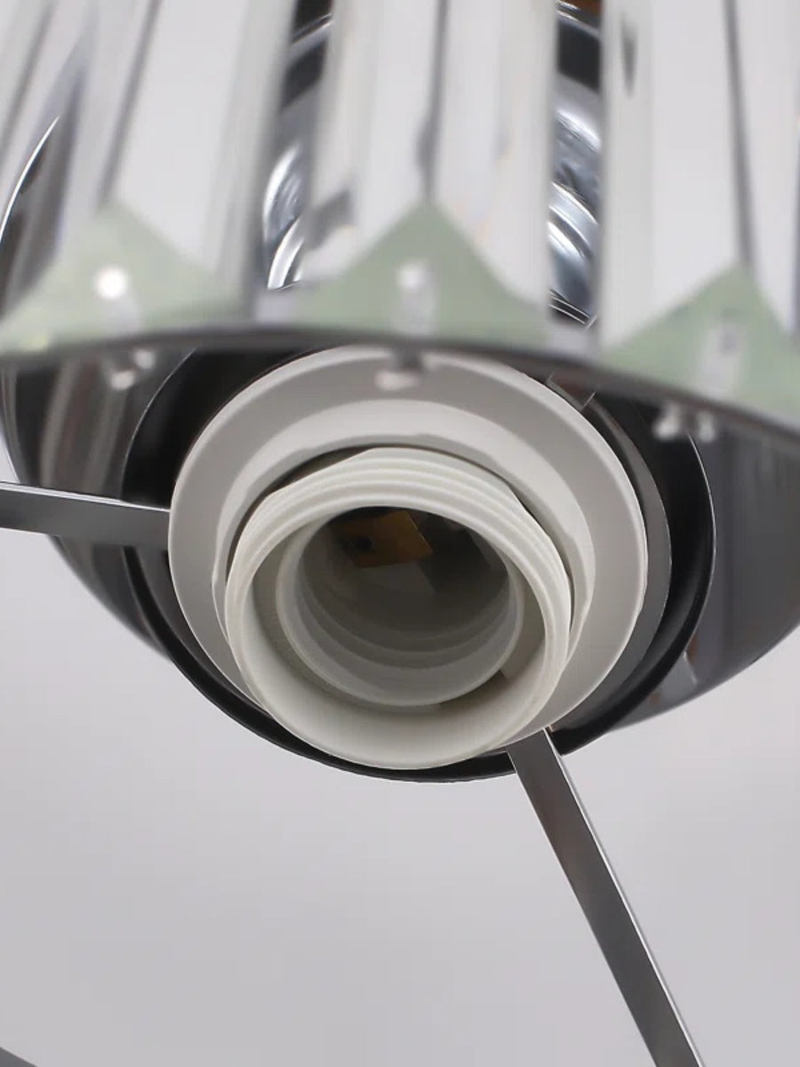 Modern Semi Recessed Crystal Ceiling Lamp