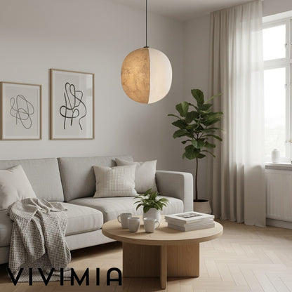 Diora Sculptural Design Pendant Light – Metal Modern Style for Living Room