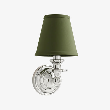 Kalvora Soft Fabric Shade Wall Sconce - Modern Accent Lighting Ideal for Bedroom and Hallway