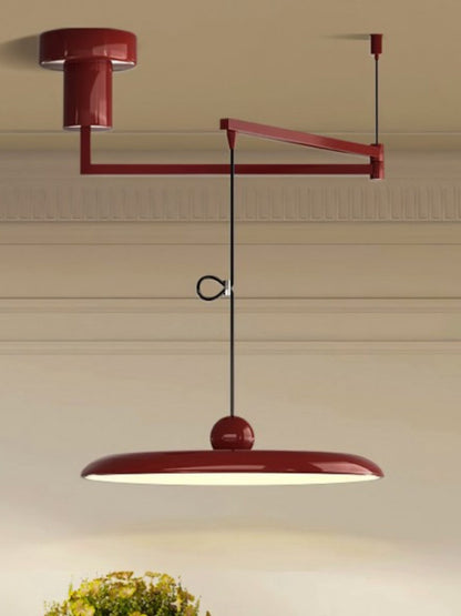 Minimalistische verstellbare Pendelleuchte mit Schwenkarm für Esszimmer