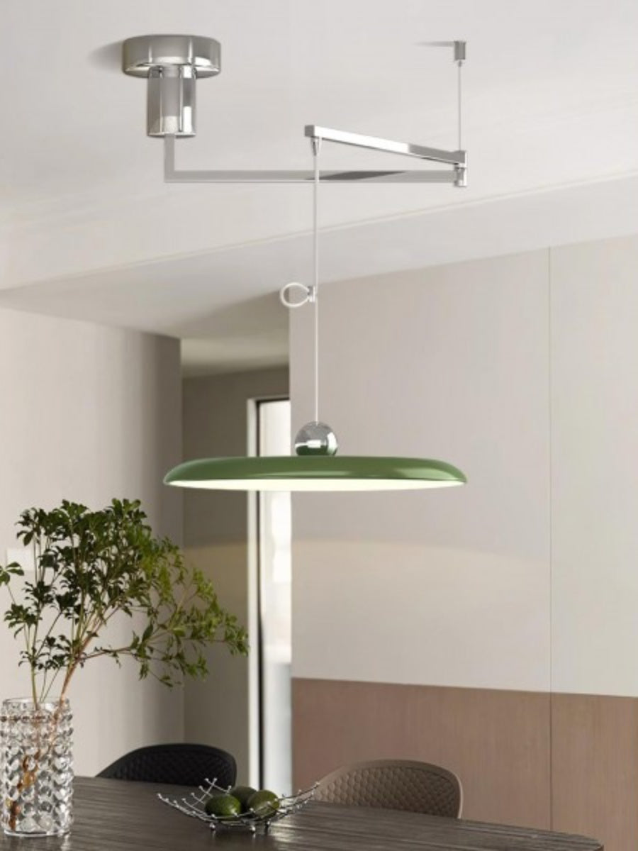 Minimalistische verstellbare Pendelleuchte mit Schwenkarm für Esszimmer