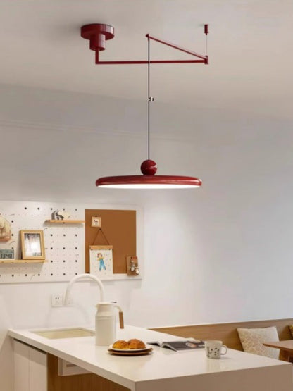 Minimalistische verstellbare Pendelleuchte mit Schwenkarm für Esszimmer