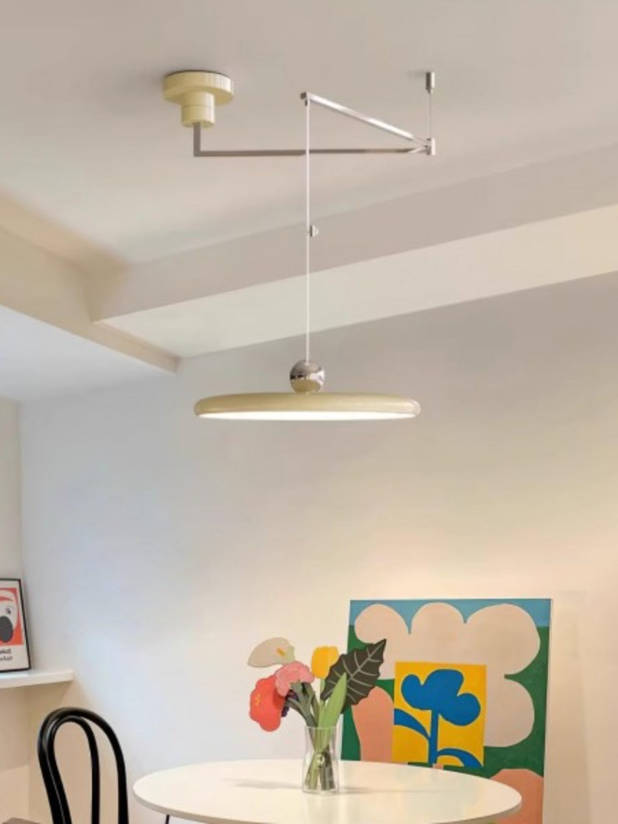 Minimalistische verstellbare Pendelleuchte mit Schwenkarm für Esszimmer