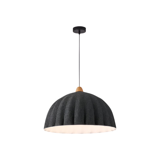 Minimalist Fashion Felt Pendant Lamp With Delightful Neutral Dome-Shaped For Lounge Area