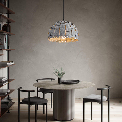 Nordic Artistic Felted Pendant Lamp With Modern Versatile Dome Shape For Dining Room 2
