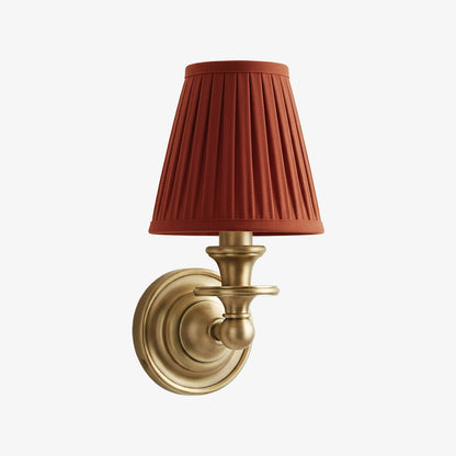 Kalvora Soft Fabric Shade Wall Sconce - Modern Accent Lighting Ideal for Bedroom and Hallway