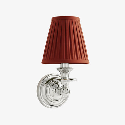 Kalvora Soft Fabric Shade Wall Sconce - Modern Accent Lighting Ideal for Bedroom and Hallway