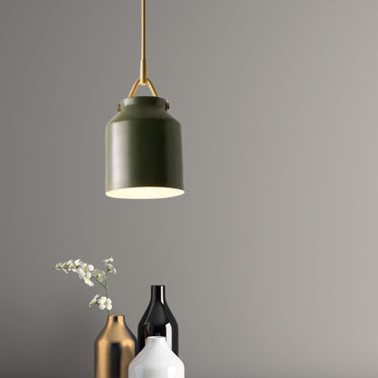 Skandinavisch Metallstange Glockenform Pendelleuchte