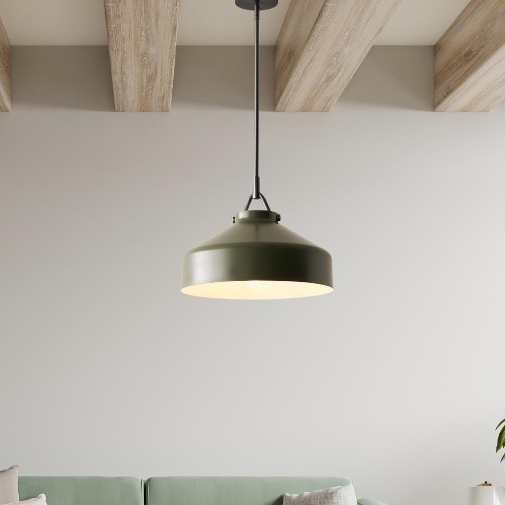 Skandinavisch Metallstange Glockenform Pendelleuchte