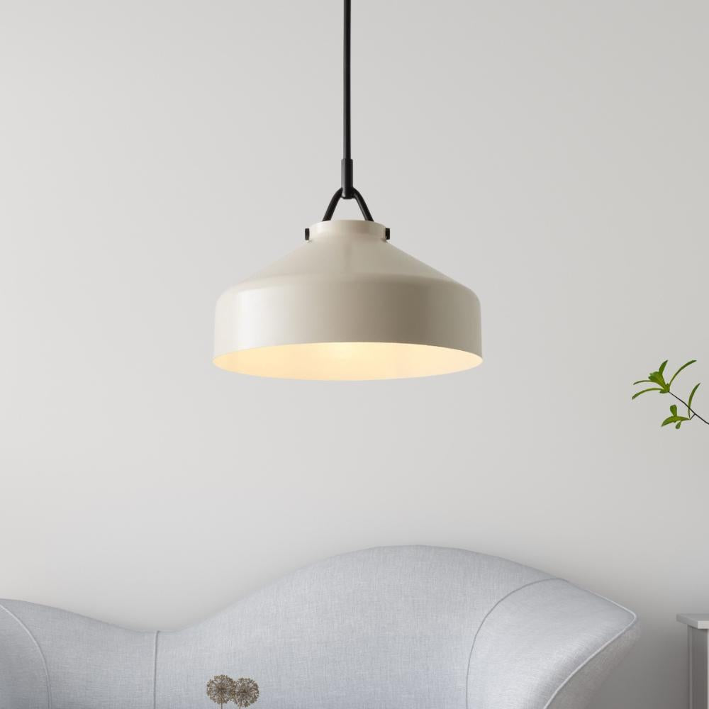 Skandinavisch Metallstange Glockenform Pendelleuchte