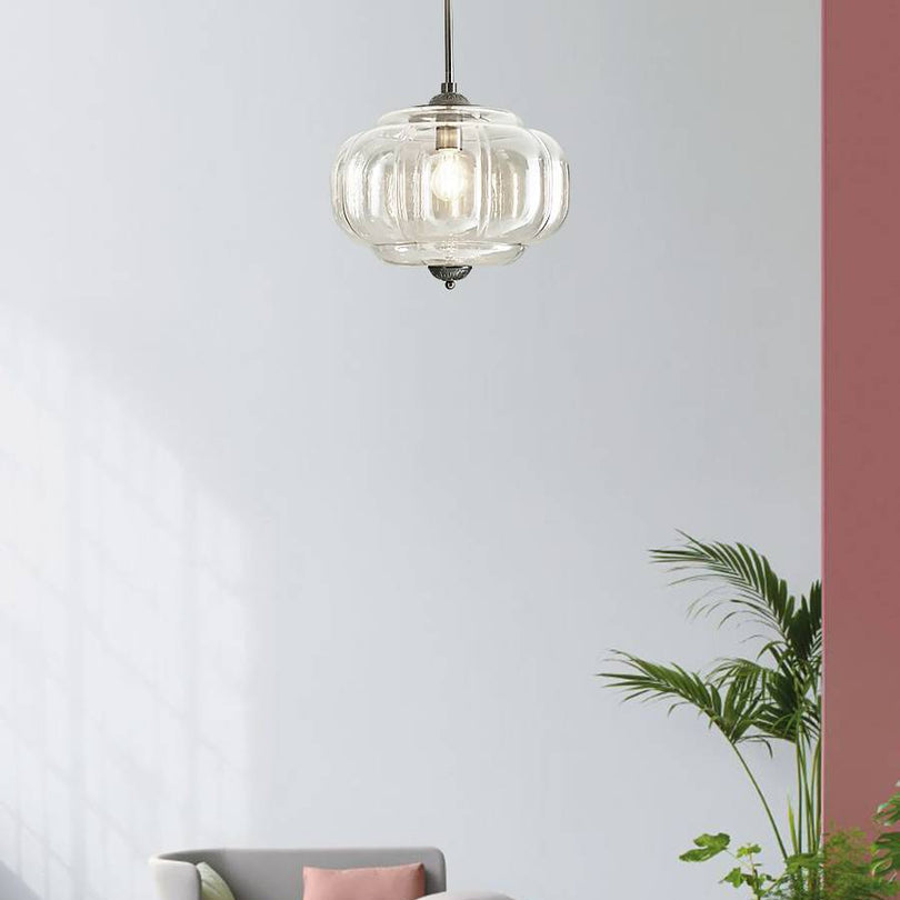 Eloise Pendelleuchte - Vintage Pendelleuchte Milchglas