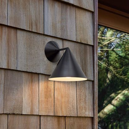 Brivana Outdoor Sconce - Modern Metal Wall Light