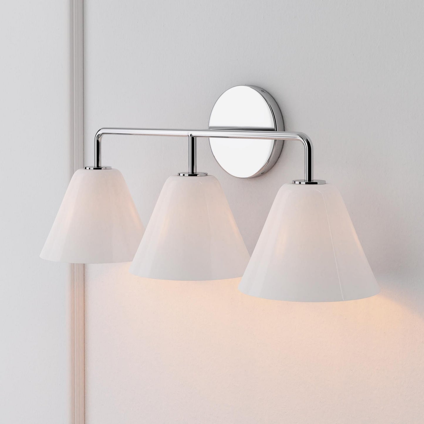 Conica Cone Wall Sconce - 1, 2, 3-Light Modern Glass Lighting