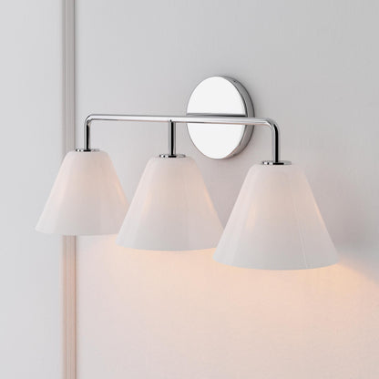 Conica Cone Wall Sconce - 1, 2, 3-Light Modern Glass Lighting