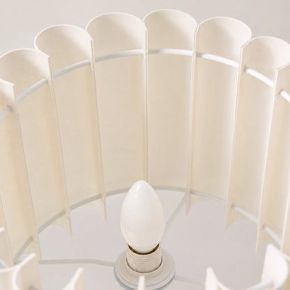Velura Table Lamp - Beige Linen Shade in Light Beige
