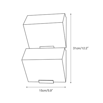 Modern Alabaster Wall Lamp – Minimalist Staircase Sconce for Hallway Corridor Lighting