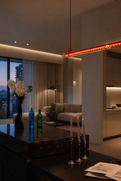Tubular Linear LED Pendant Lamp
