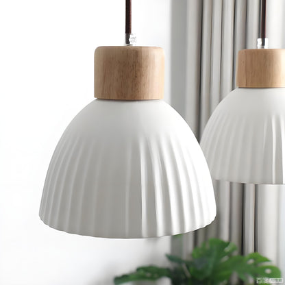 Cerawooda Modern Pendant Light - Clean Circle Silhouette for Living Area