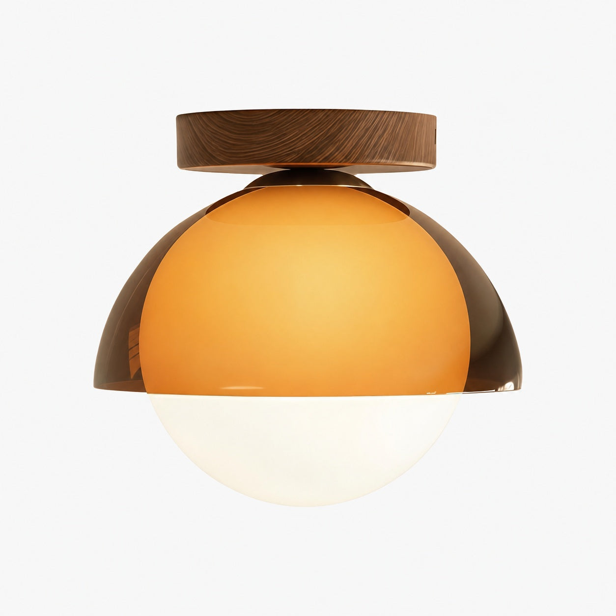 Afterglow Sunset Sculptural Glow Ceiling Lamp Modern Vintage Style for Hallway and Entryway