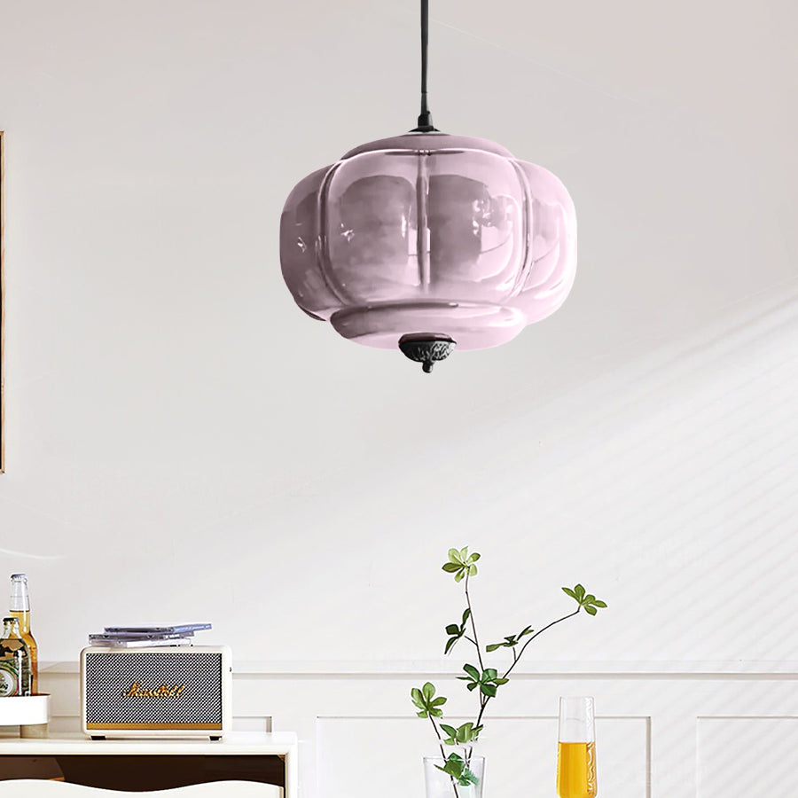 Eloise Pendelleuchte - Vintage Pendelleuchte Milchglas