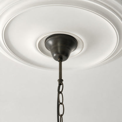 TF Botanica Floral Glass Pendant Light – Vintage Pendant Fixture for Open Plan Spaces