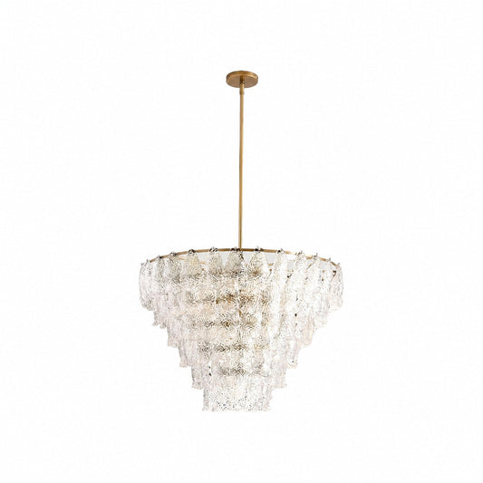 Lumvey Glas-Rundlüster – Elegante Pendelleuchte für Esszimmer und Wohnzimmer