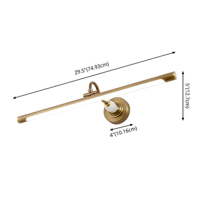Wandleuchte aus Metall in Bronze-Finish
