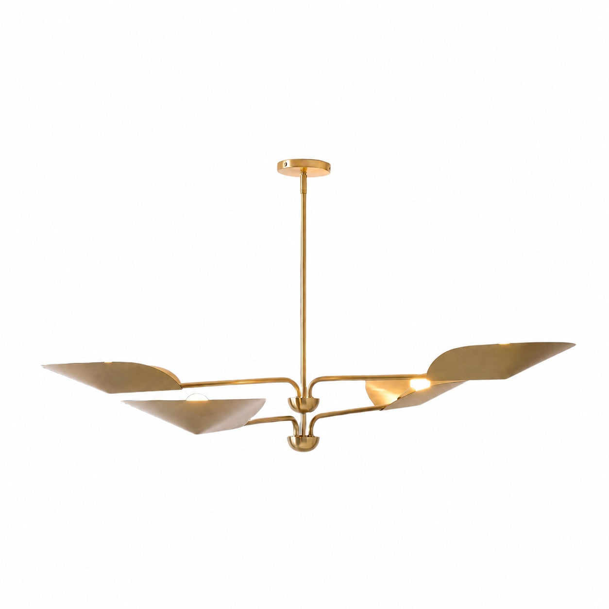 Kronleuchter aus Lutal-Bronze – Modernes Design mit monochromer Oberfläche