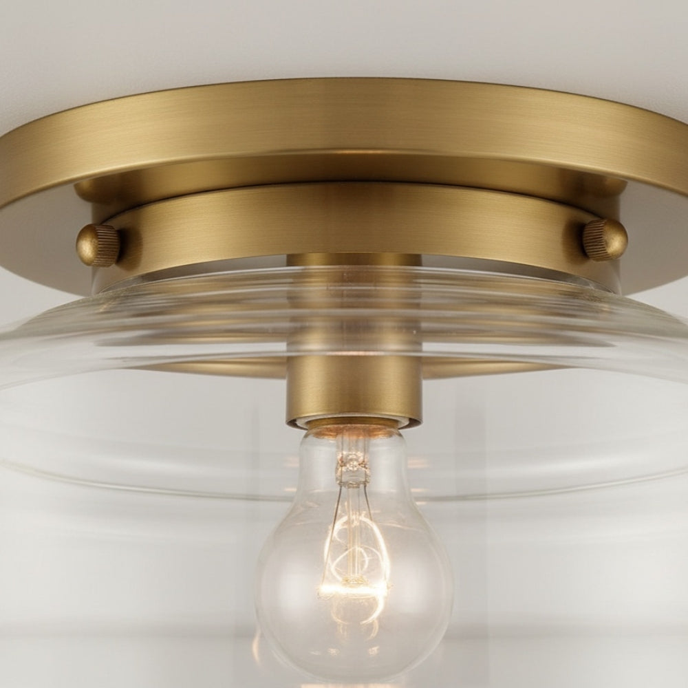 Ulavione Elegant Style Flush Mount Ceiling Fixture with Classic Form for Interior Spaces
