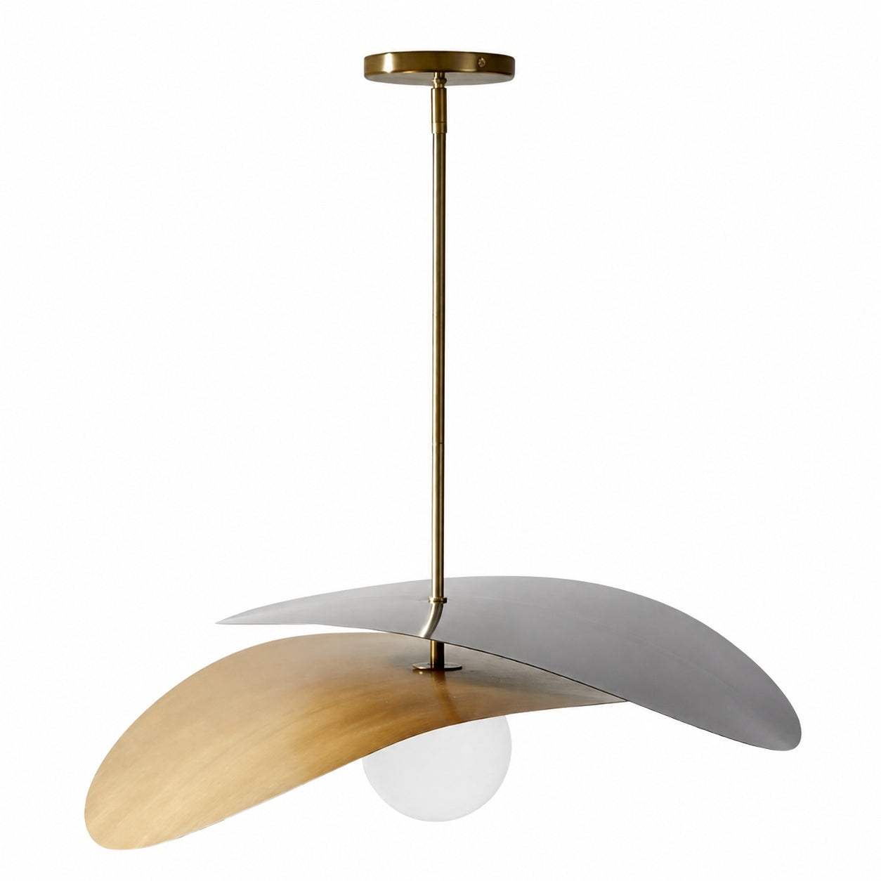 Tynora Pendelleuchte – Modern mit Metallic-Oberflächen und Glas