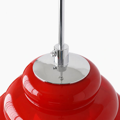 Bomiello Modern Layered Glass Pendant Light - Sculptural Minimal Light for Living Room or Bedroom