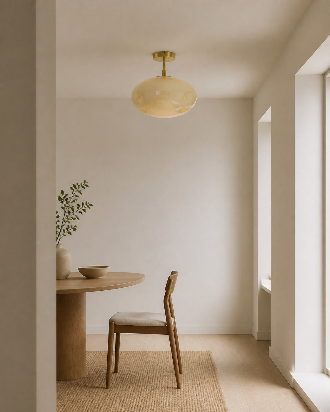 Orra Deckenleuchte – Skulpturales Kugeldesign, modern, minimalistisch, vielseitig für das Wohnzimmer
