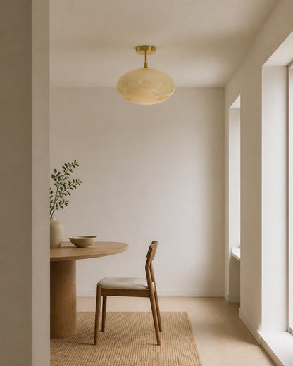 Orra Deckenleuchte – Skulpturales Kugeldesign, modern, minimalistisch, vielseitig für das Wohnzimmer
