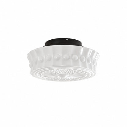Rigidus Curved Ceiling Light - Minimalist Glass for Living Rooms and Hallways