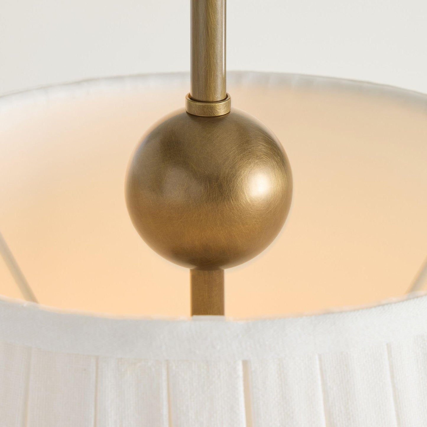Luvora Modern Fabric Pleated Shade Pendant Lamp - Contemporary Elegant Decor Hanging Light