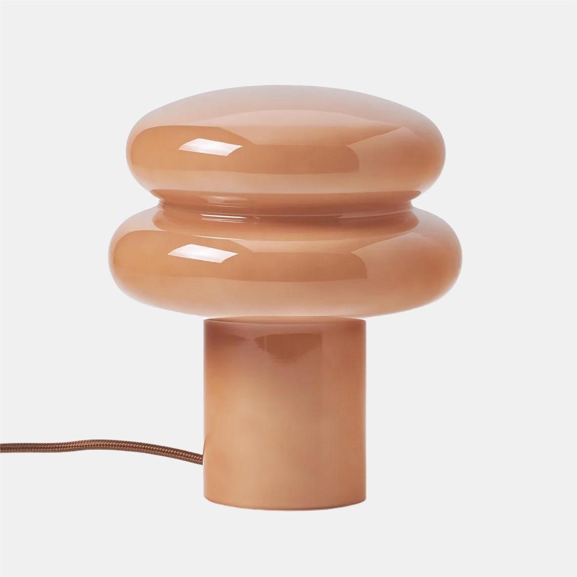 Soft Glow Opal Glass Table Lamp – Contemporary Mushroom Design for Cozy Spaces
