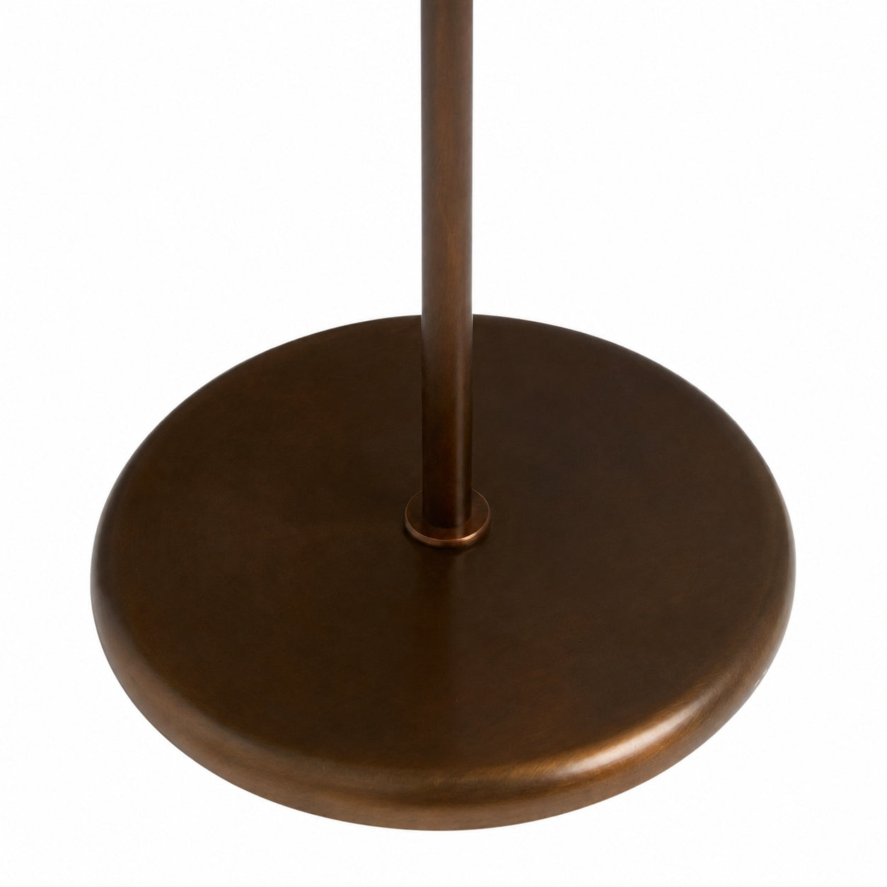 Lustrona Metal Standing Floor Lamp – Modern Half-Dome Shade Accent Light for Home Styling