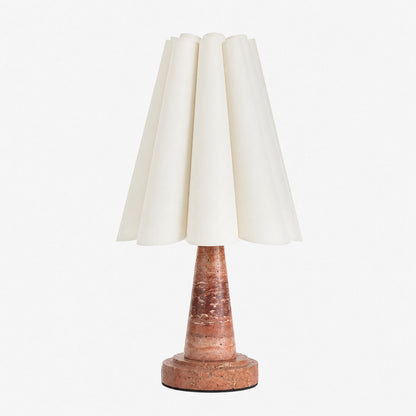 Shadon Marble Pleated Table Lamp