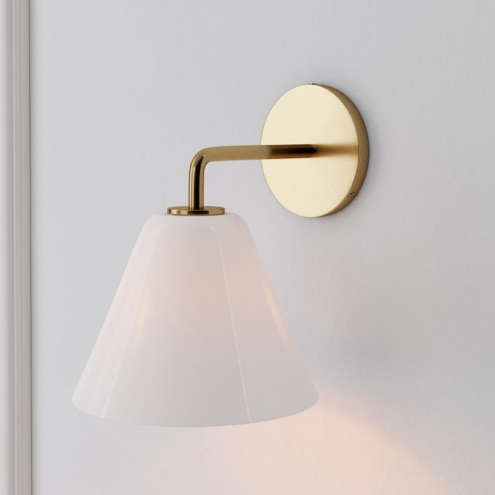 Conica Cone Wall Sconce - 1, 2, 3-Light Modern Glass Lighting