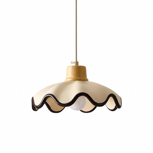 Moliro Scalloped Pendant Light - Modern Wavy Lighting for Dining Room