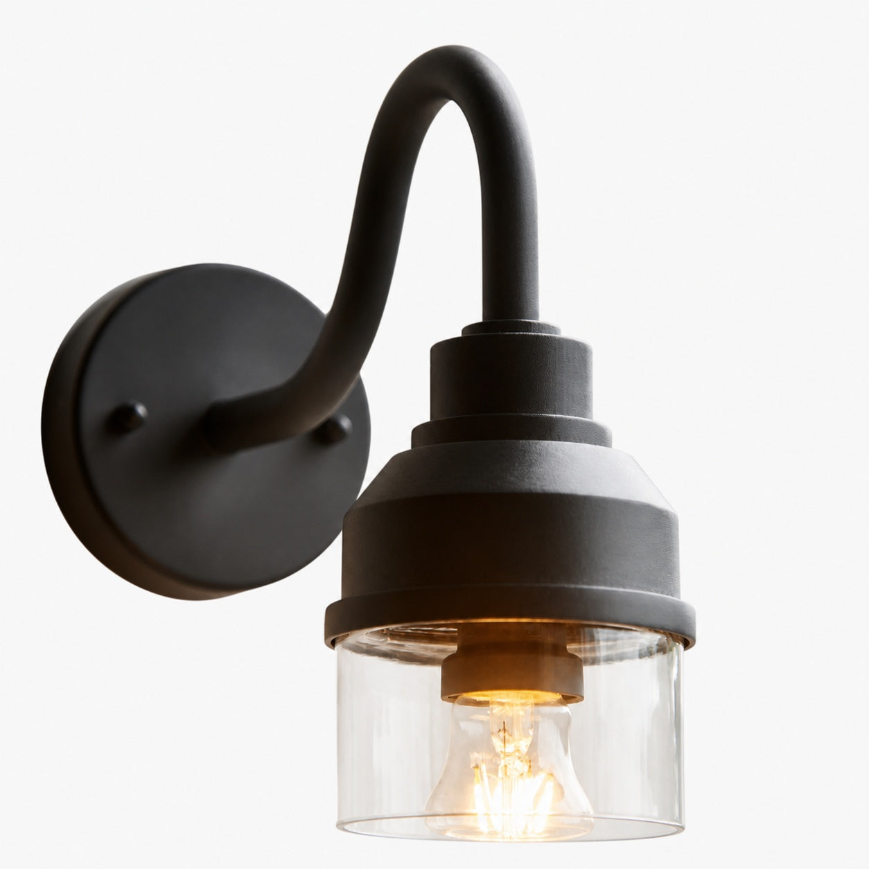 Trevanta Contemporary Outdoor Wall Light – Minimalist Lantern for Entryways & Facades