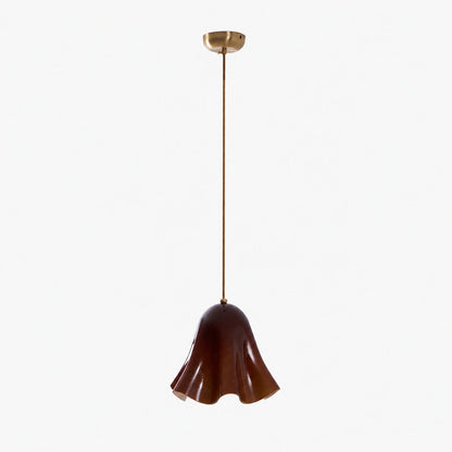 Bellina Artistic Glass Pendant Light - Modern Bloom Inspired Hanging Ceiling Lamp