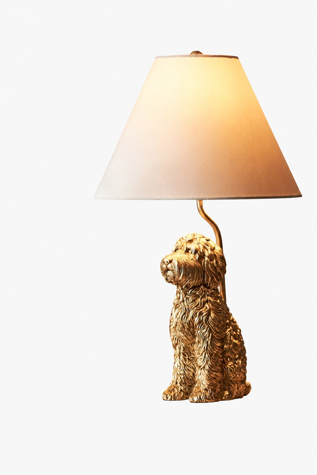 Pawdia Einzigartige Tischlampe – Dekorative Keramik-Tier-Nachttischlampe
