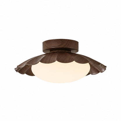 Pluvoria Modern Minimalist Scalloped Clouds Ceiling Light - Sleek Ceiling Lamp with Clean Lines