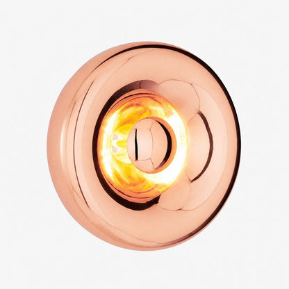 Ivoran Wall Sconce - Round Glass and Metal Modern Sconce for Modern Interiors