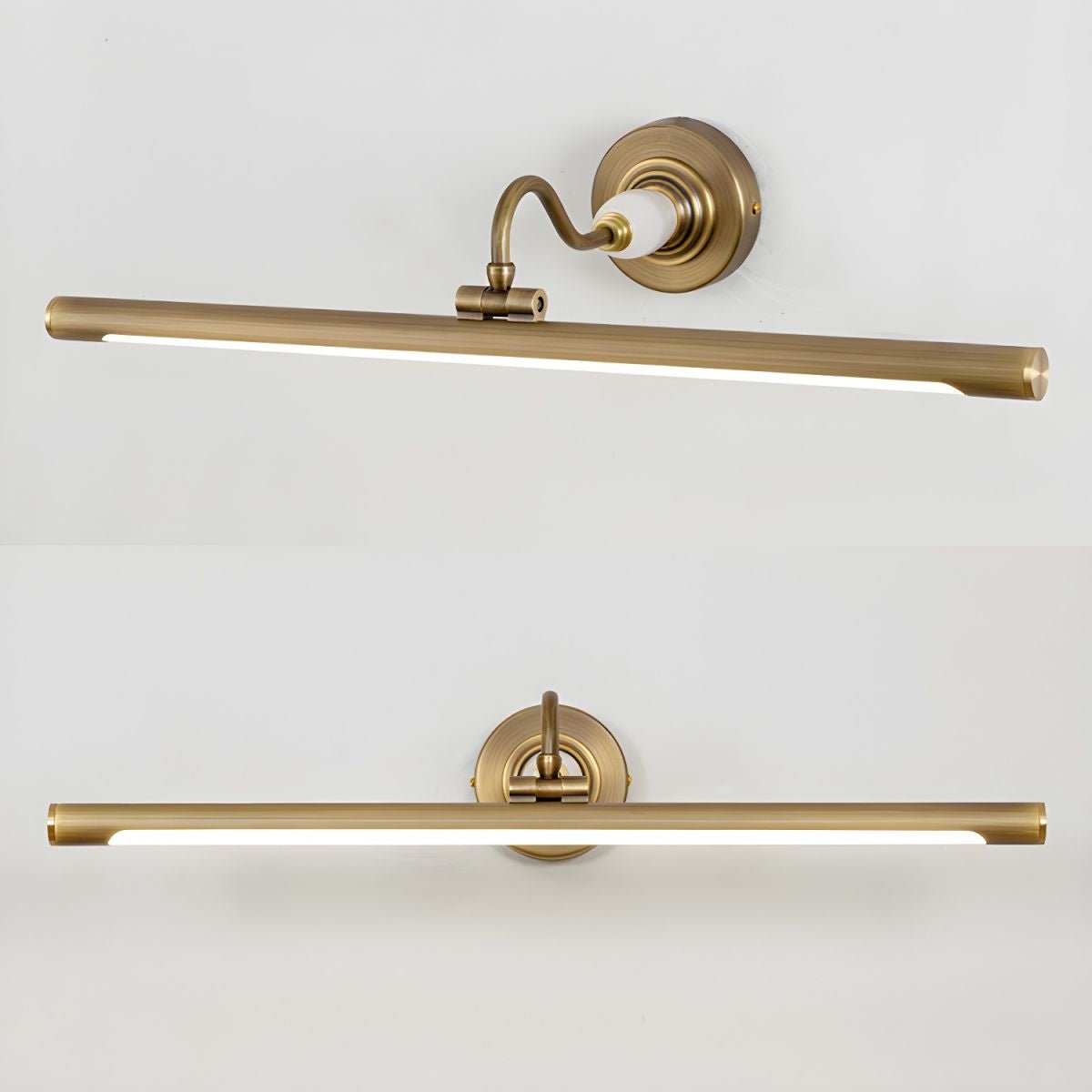 Wandleuchte aus Metall in Bronze-Finish