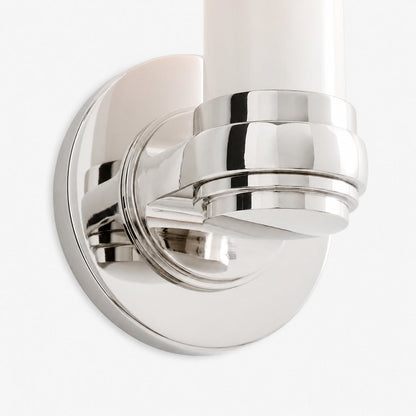 Roven Modern Wall Sconce Inspired with Glass Cylinder Shade - Versatile Accent For Living Room