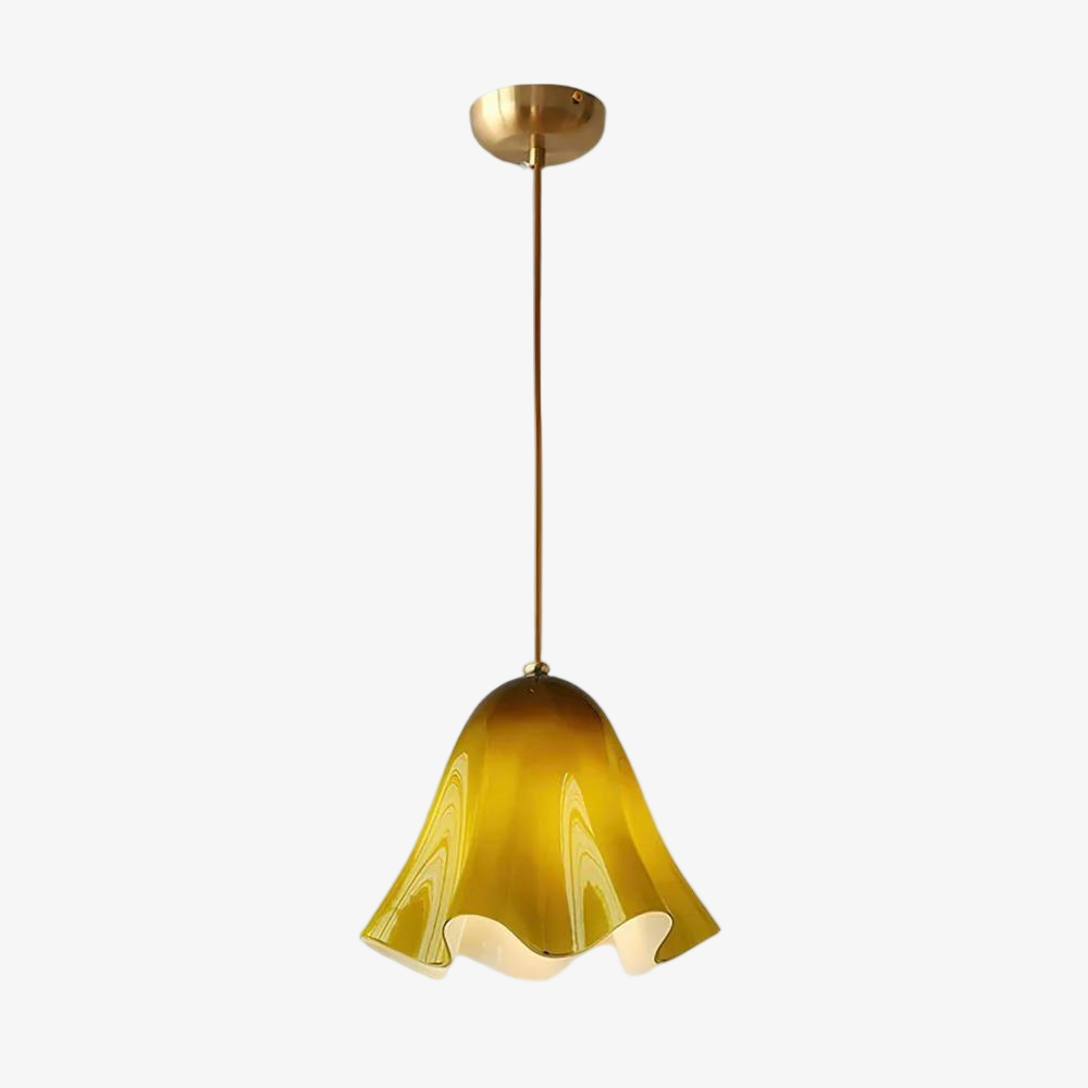 Bellina Sculptural Floral Pendant Light Contemporary Ceiling Fixture for Living Room